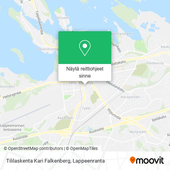 Tililaskenta Kari Falkenberg kartta