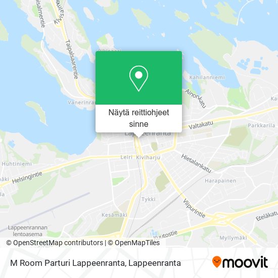 M Room Parturi Lappeenranta kartta