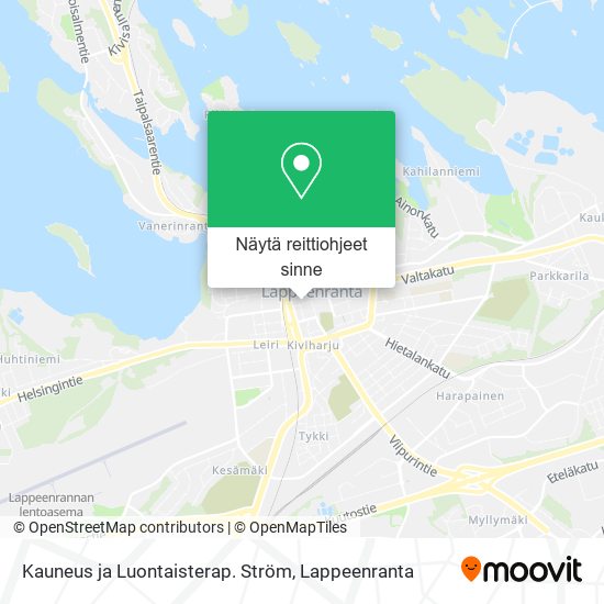 Kauneus ja Luontaisterap. Ström kartta