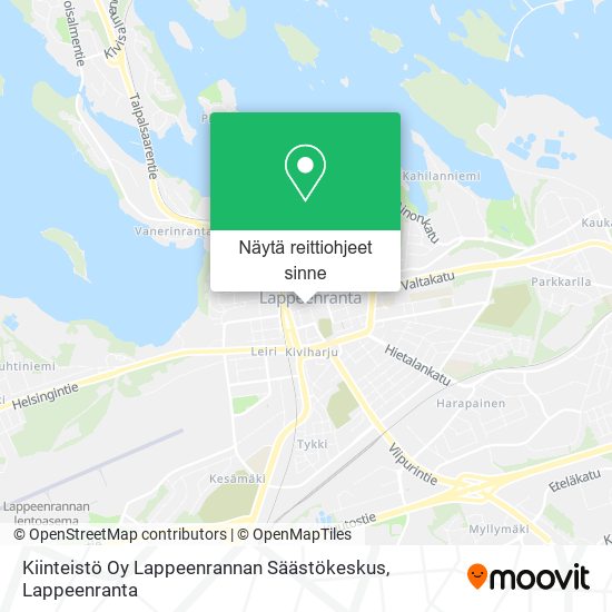 Kiinteistö Oy Lappeenrannan Säästökeskus kartta