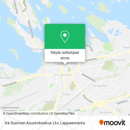 Itä-Suomen Asuntokeskus Lkv kartta