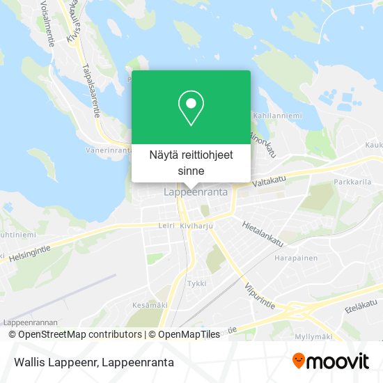 Wallis Lappeenr kartta