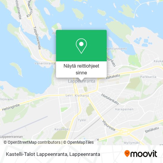 Kastelli-Talot Lappeenranta kartta