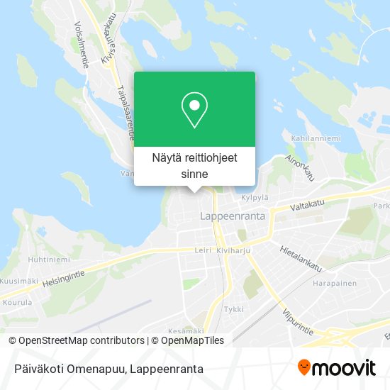 Päiväkoti Omenapuu kartta