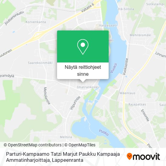 Parturi-Kampaamo Tatzi Marjut Paukku Kampaaja Ammatinharjoittaja kartta