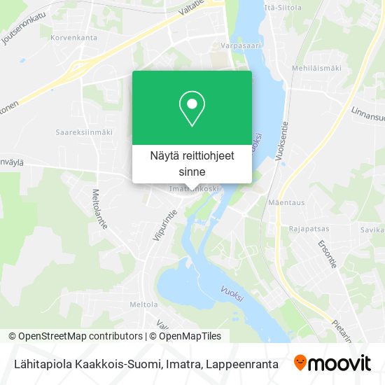 Lähitapiola Kaakkois-Suomi, Imatra kartta