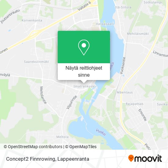 Concept2 Finnrowing kartta