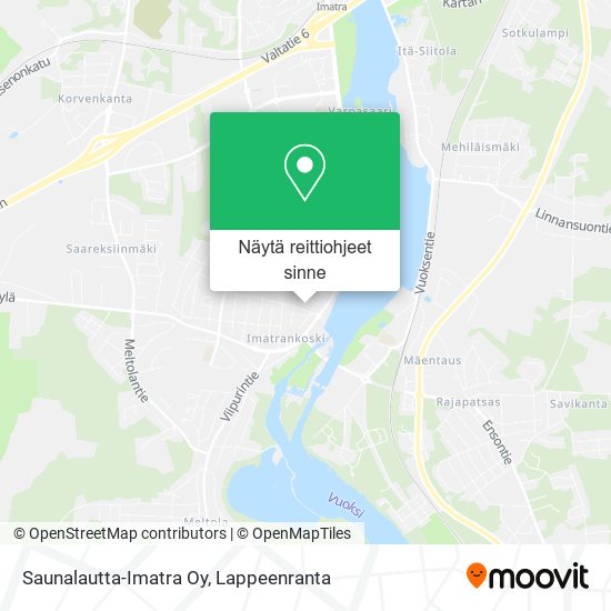 Saunalautta-Imatra Oy kartta