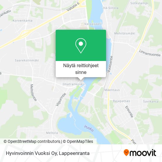 Hyvinvoinnin Vuoksi Oy kartta