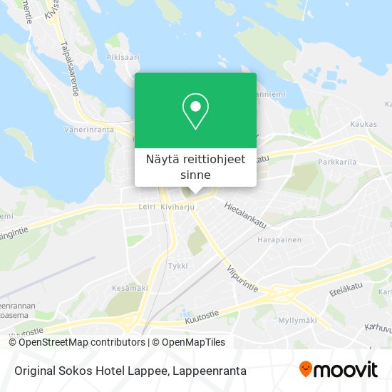 Original Sokos Hotel Lappee kartta