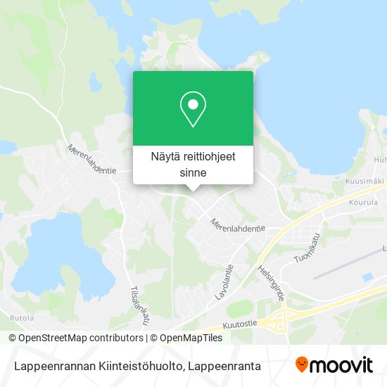 Lappeenrannan Kiinteistöhuolto kartta