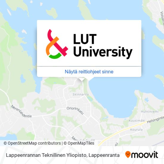 Lappeenrannan Teknillinen Yliopisto kartta