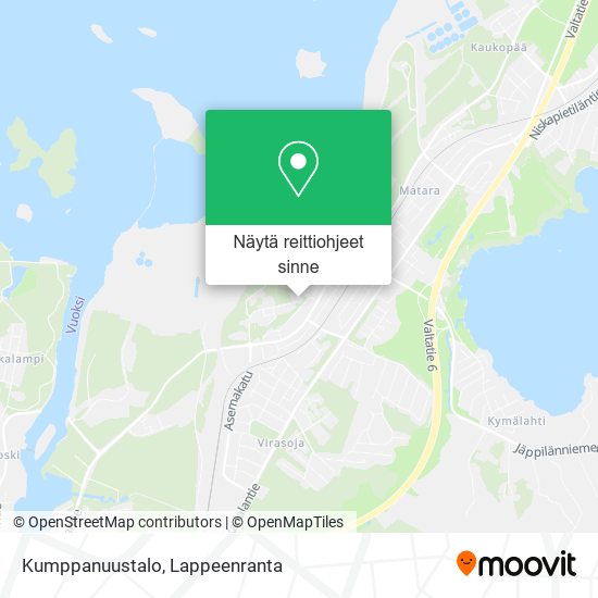 Kumppanuustalo kartta