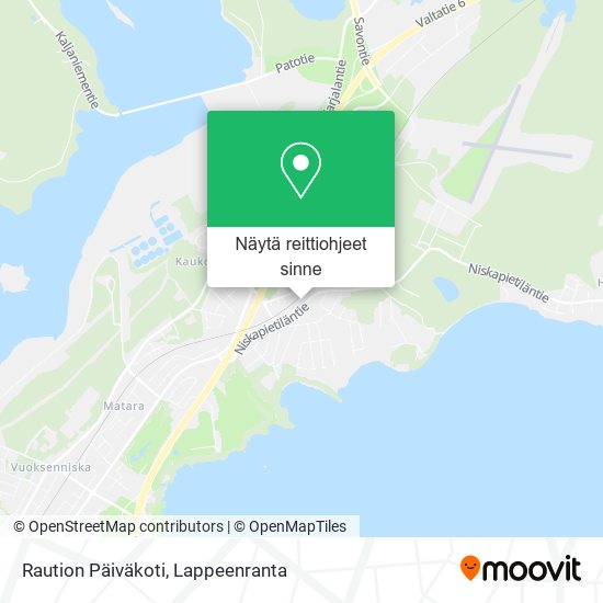 Raution Päiväkoti kartta