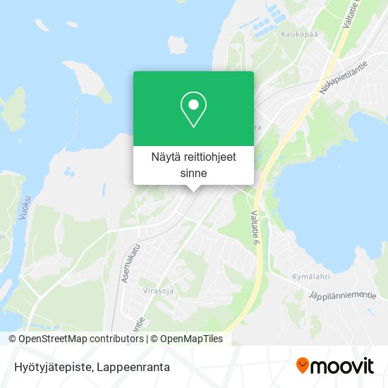 Hyötyjätepiste kartta