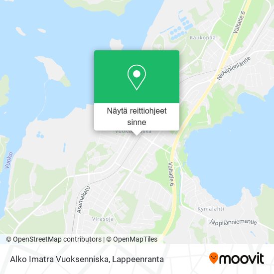 Alko Imatra Vuoksenniska kartta