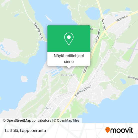 Lättälä kartta