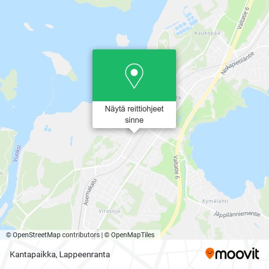 Kantapaikka kartta