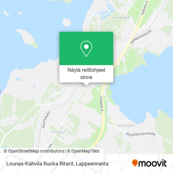 Lounas-Kahvila Ruoka Ritarit kartta