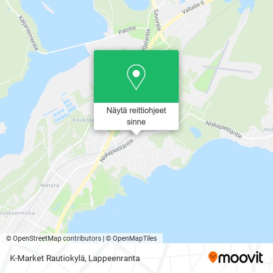 K-Market Rautiokylä kartta