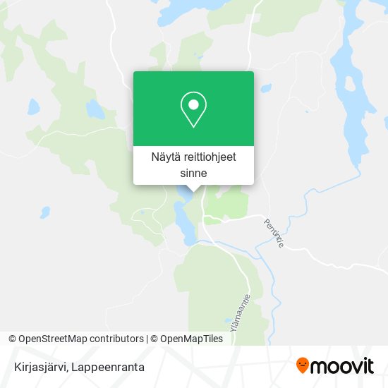 Kirjasjärvi kartta