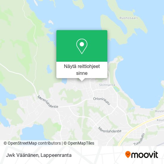 Jwk Väänänen kartta