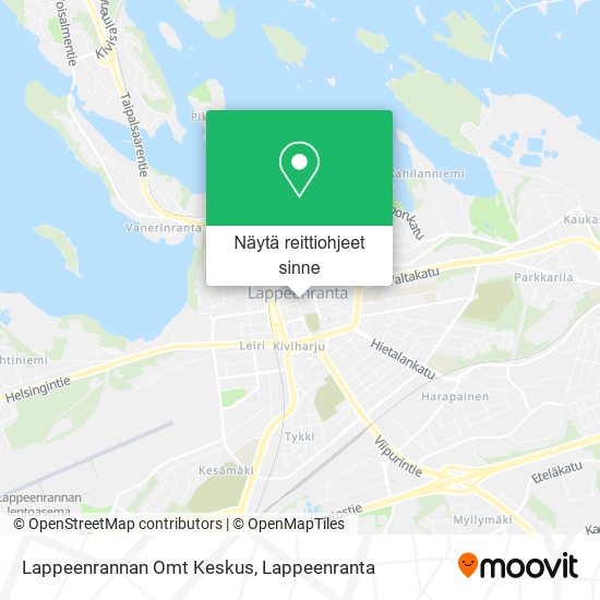 Lappeenrannan Omt Keskus kartta