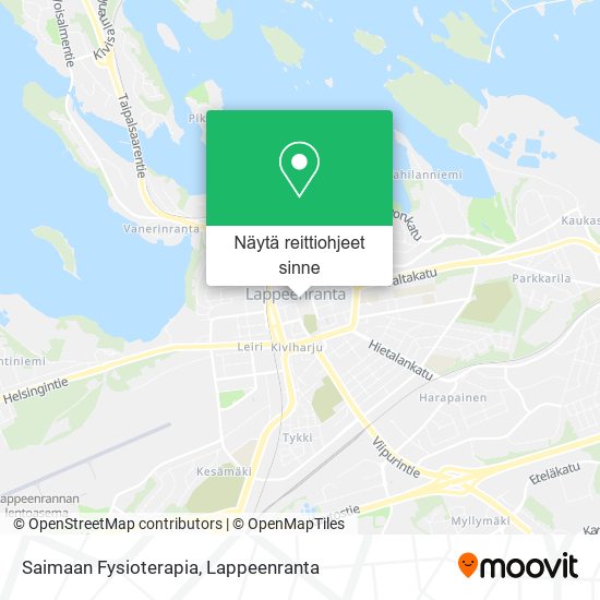 Saimaan Fysioterapia kartta