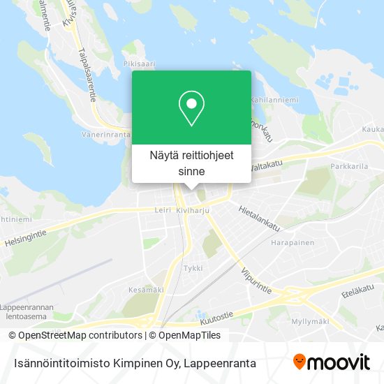 Isännöintitoimisto Kimpinen Oy kartta