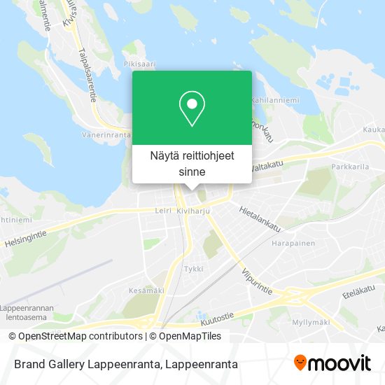 Brand Gallery Lappeenranta kartta