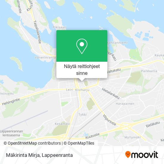 Mäkirinta Mirja kartta