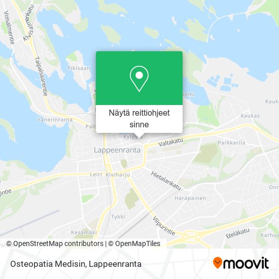 Osteopatia Medisin kartta