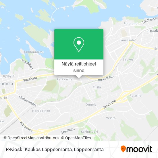 R-Kioski Kaukas Lappeenranta kartta