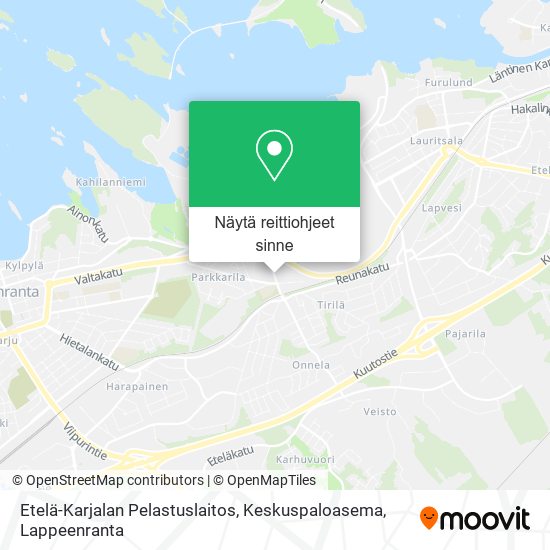 Etelä-Karjalan Pelastuslaitos, Keskuspaloasema kartta