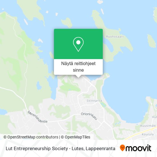 Lut Entrepreneurship Society - Lutes kartta