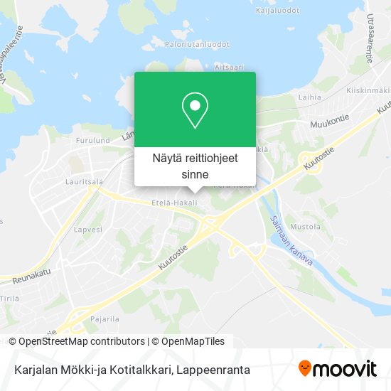 Karjalan Mökki-ja Kotitalkkari kartta
