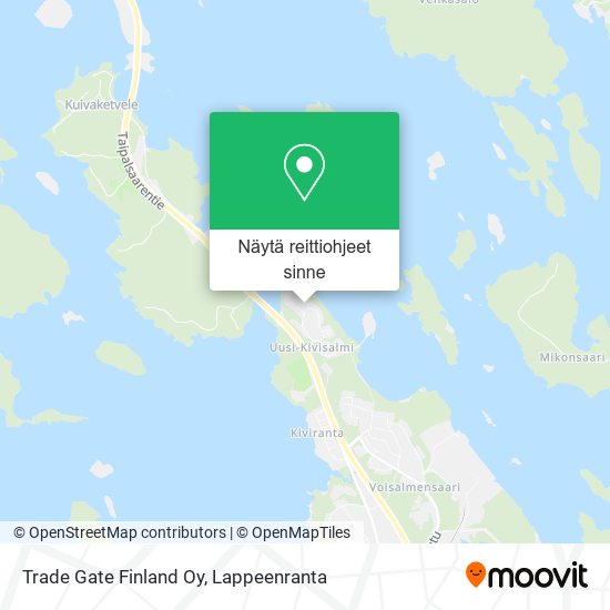 Trade Gate Finland Oy kartta