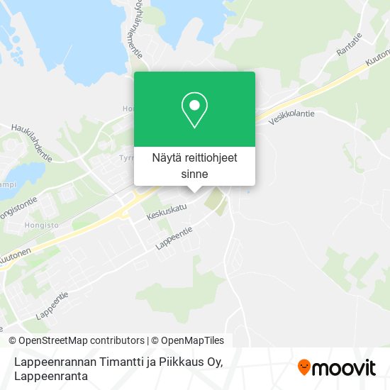 Lappeenrannan Timantti ja Piikkaus Oy kartta