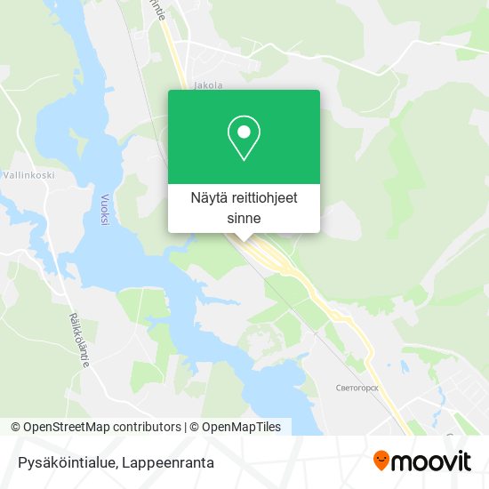 Pysäköintialue kartta