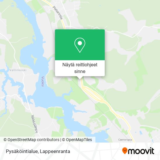 Pysäköintialue kartta