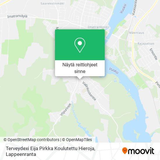 Terveydexi Eija Pirkka Koulutettu Hieroja kartta