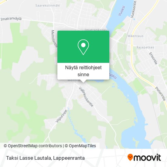 Taksi Lasse Lautala kartta