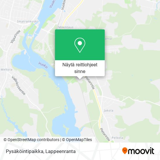 Pysäköintipaikka kartta