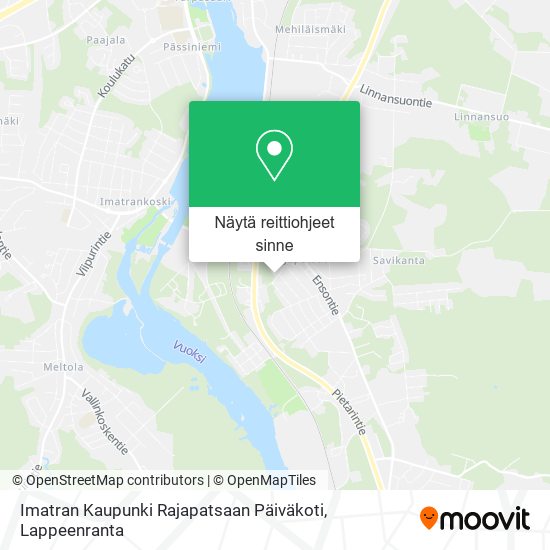 Imatran Kaupunki Rajapatsaan Päiväkoti kartta