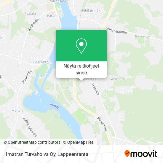 Imatran Turvahoiva Oy kartta
