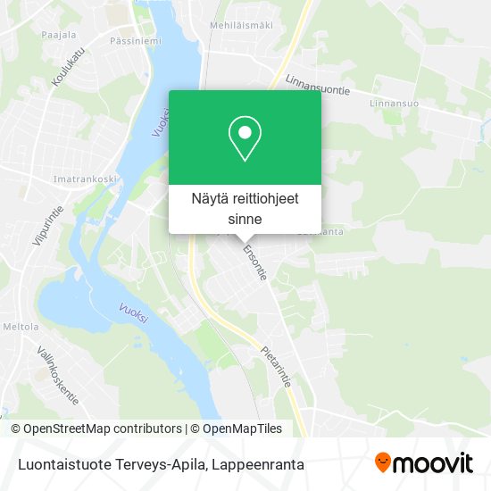 Luontaistuote Terveys-Apila kartta