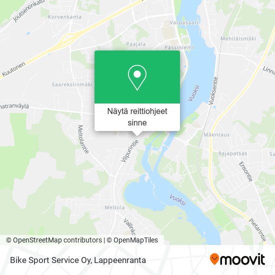 Bike Sport Service Oy kartta