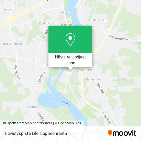 Lävistyspiste Lile kartta