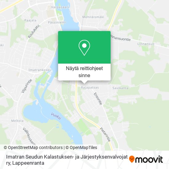 Imatran Seudun Kalastuksen- ja Järjestyksenvalvojat ry kartta