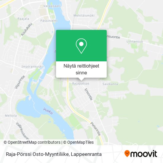 Raja-Pörssi Osto-Myyntiliike kartta